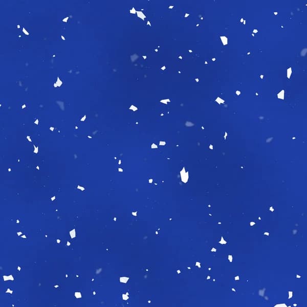 Blue, white flecks