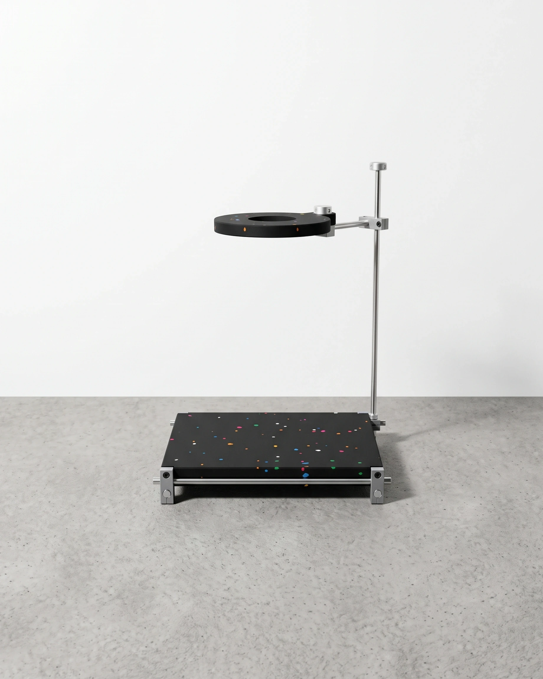 Roaster, pour-over stand 22 × 20, black, colour flecks: front view